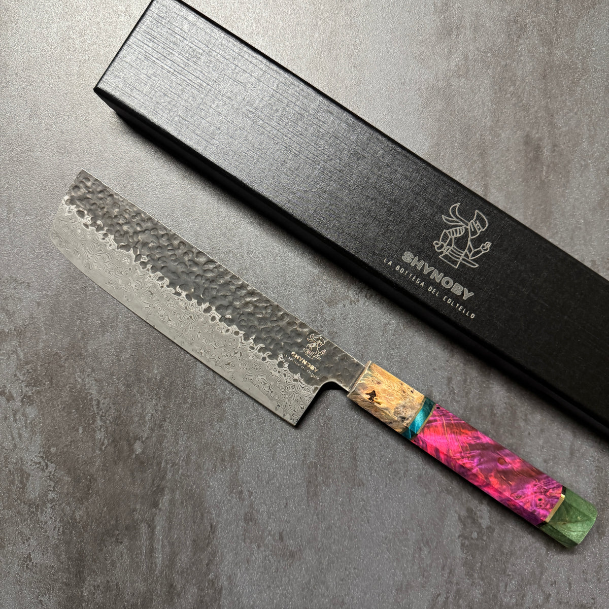 Shynoby Hammered Pro - Nakiri 18cm