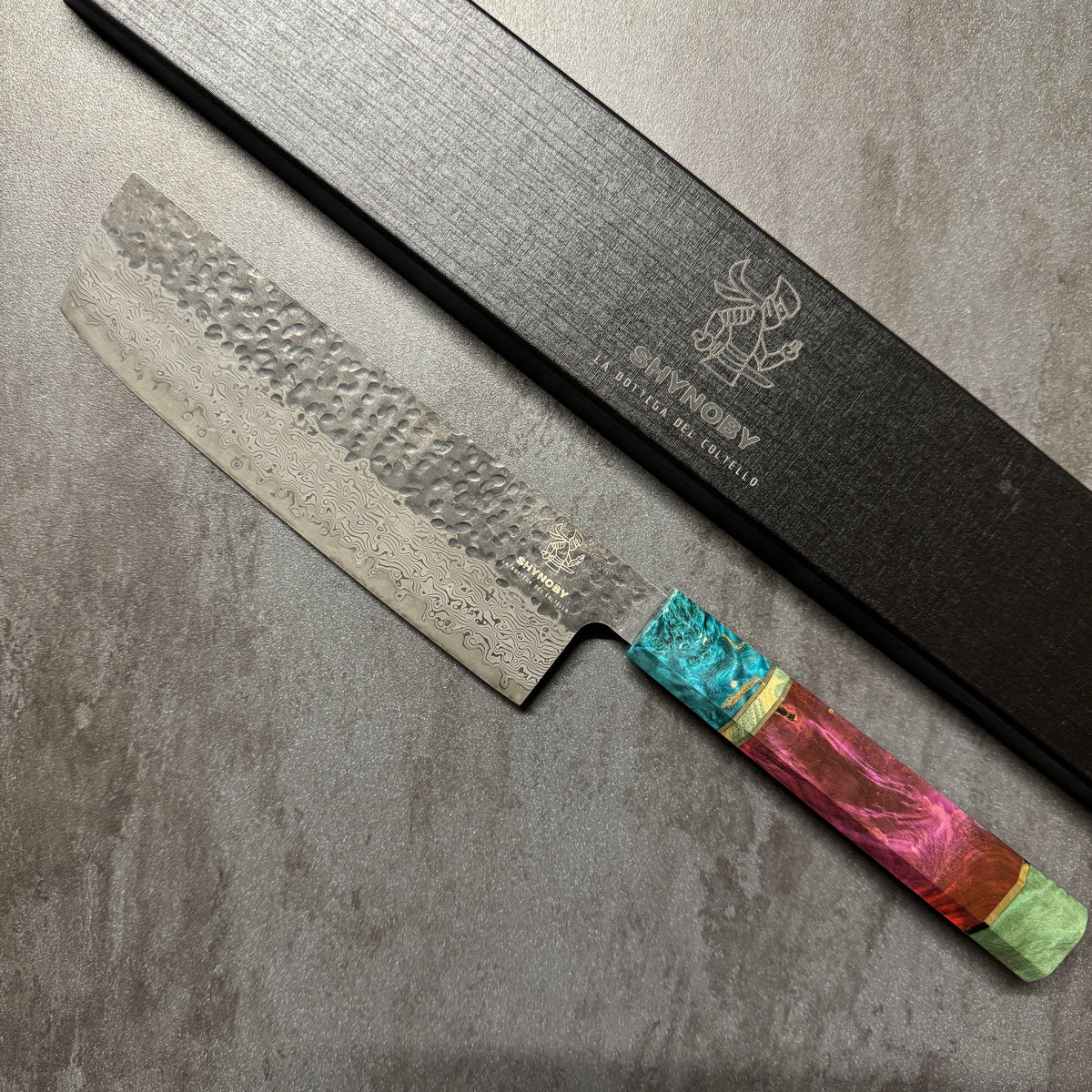 Shynoby Hammered Pro - Nakiri 18cm