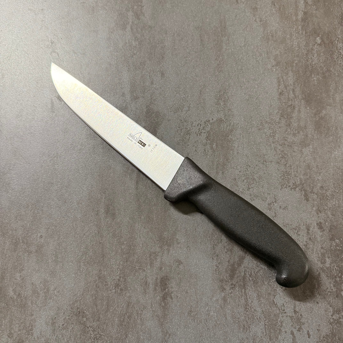 COLTELLO MACELLERIA FRANCESE STRETTO 18CM - MAGLIONERO -